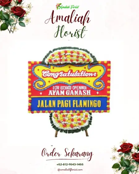 Sewa Papan Bunga Margourip